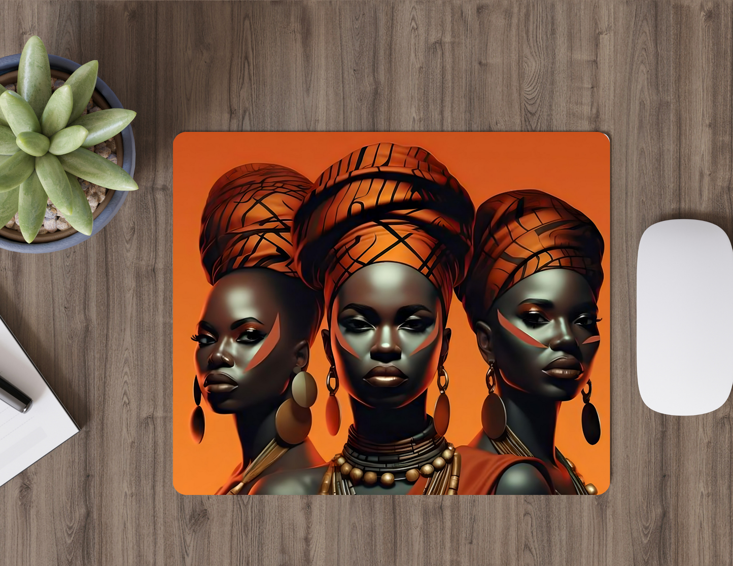 Beautiful Afro Mousepads