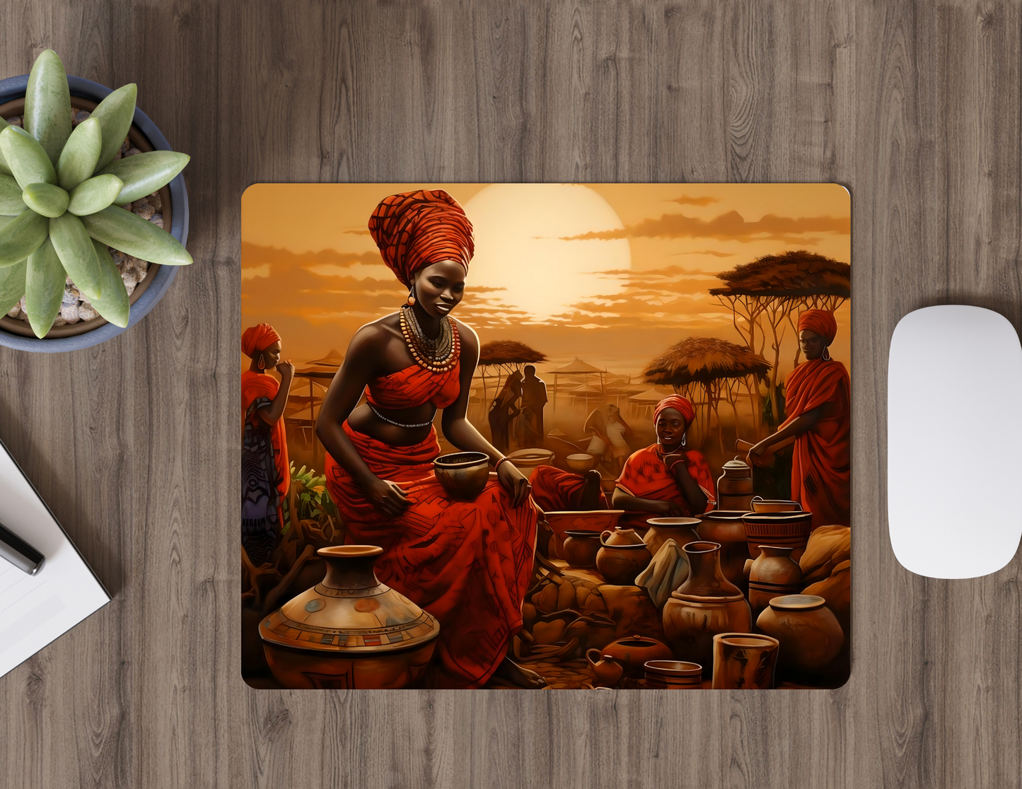 Beautiful Afro Mousepads