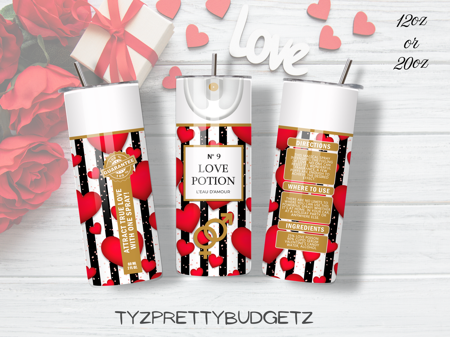 Love Potion 12oz or 20oz Tumbler