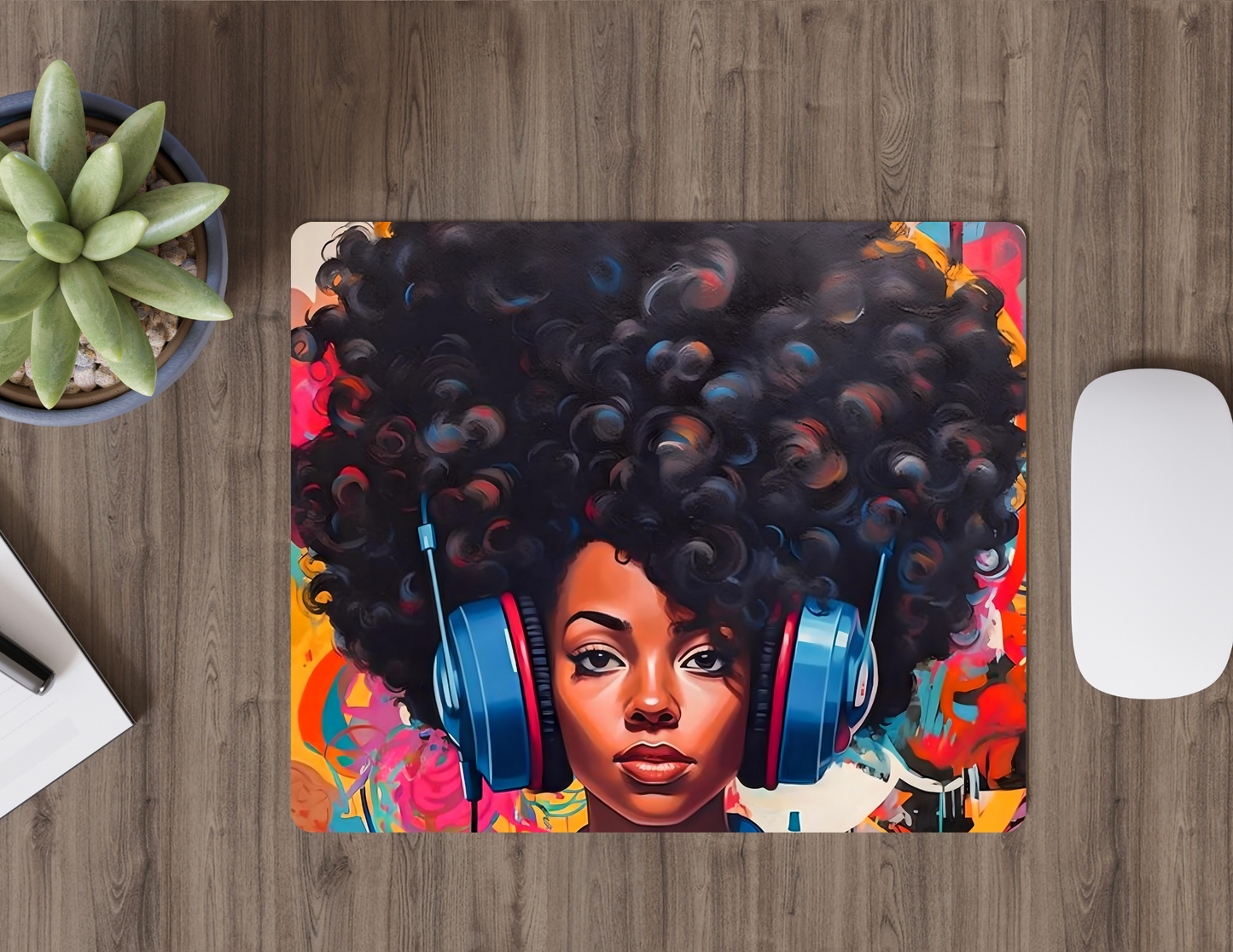 Beautiful Afro Mousepads