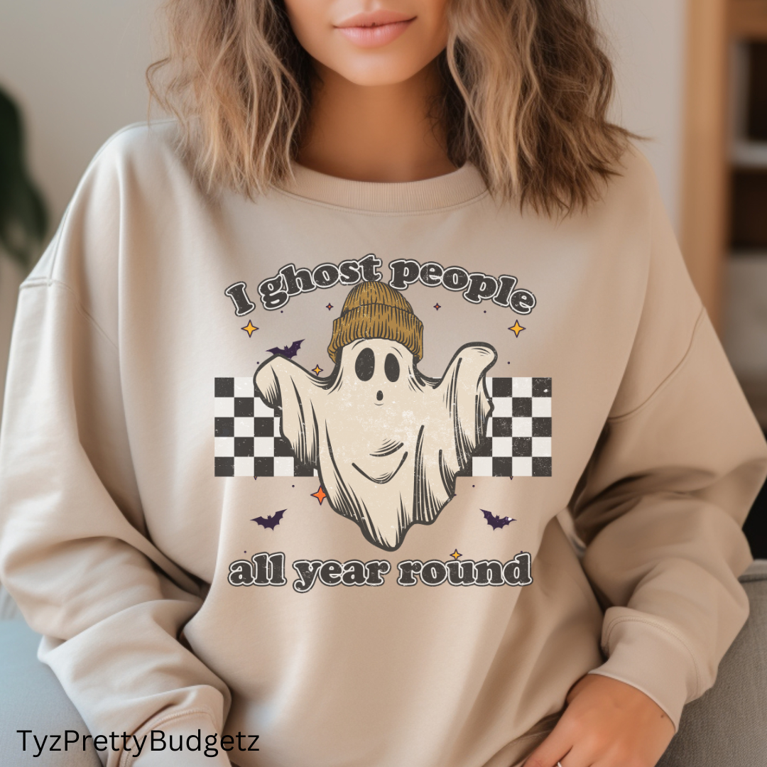 Ghost People Year Round, Sweatshirt, Crewneck