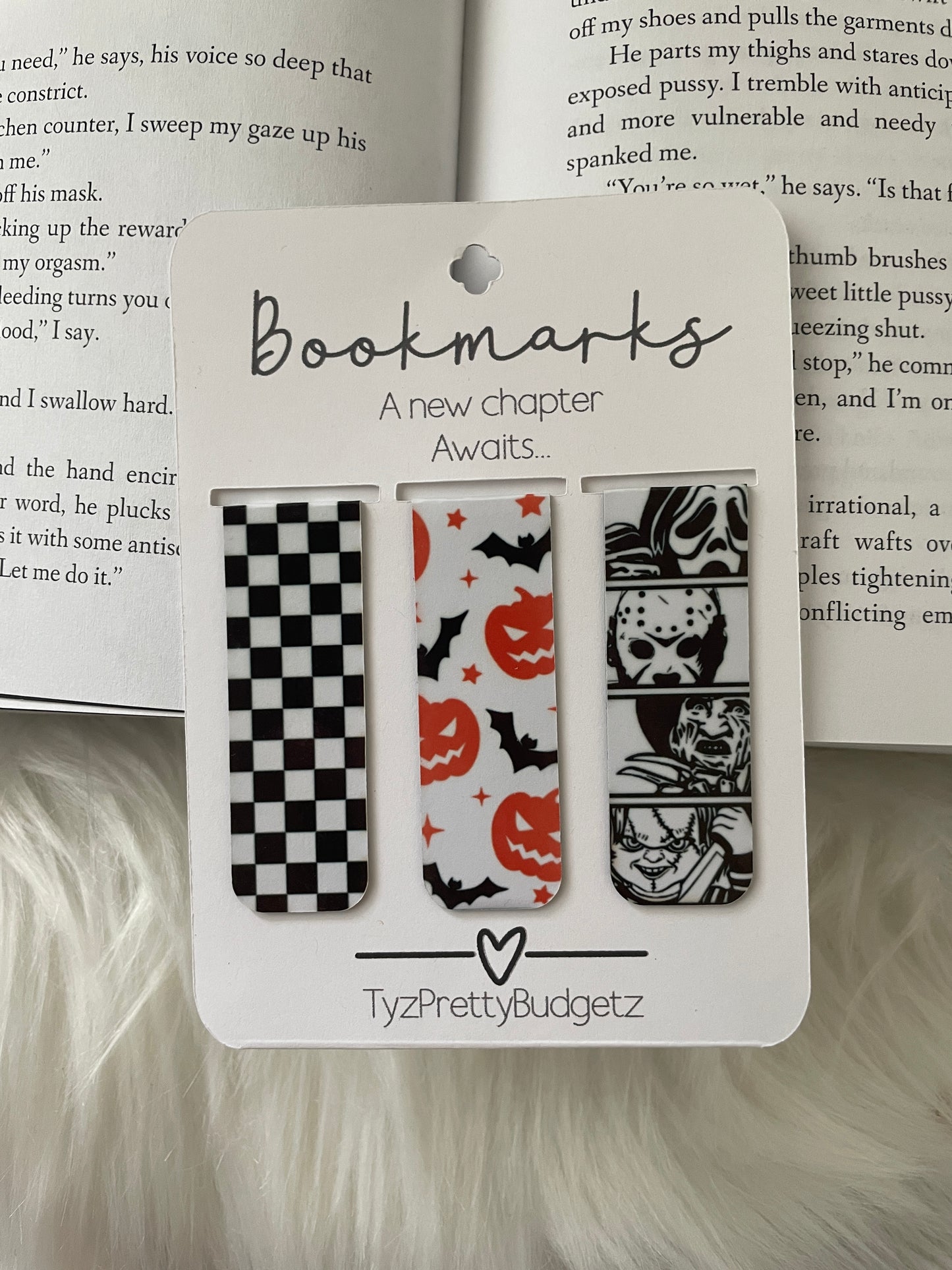 Halloween Bookmarks, spooky season bookmarks