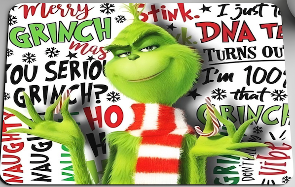 Merry Grinch-mas mouse pad