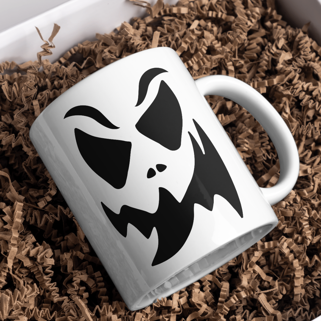 Jack-o-Face 15oz Mugs, Pumpkin face mugs, mug pack, pack of mugs, halloween mugs, mug gift